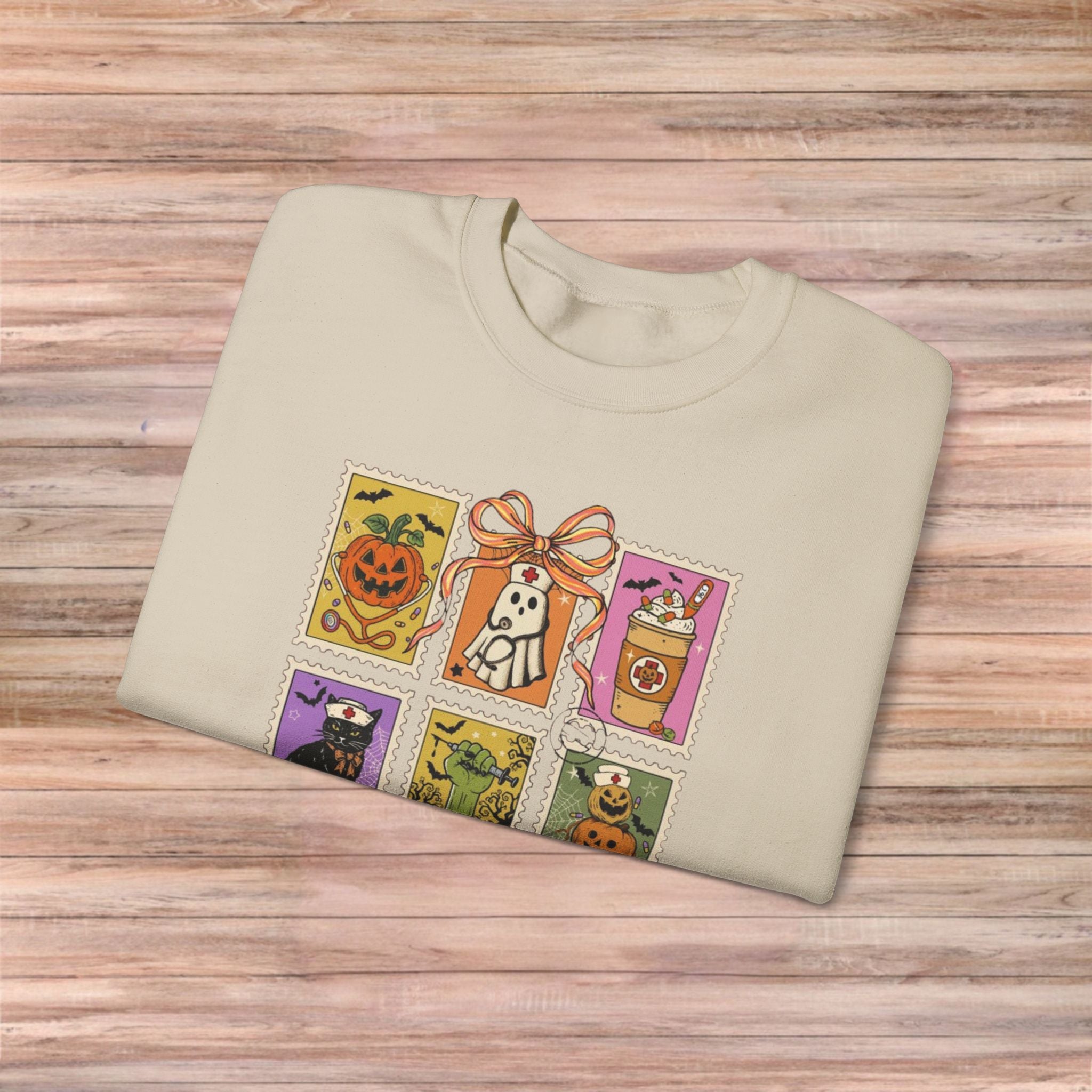 Halloween Nurse Post Office Sweater