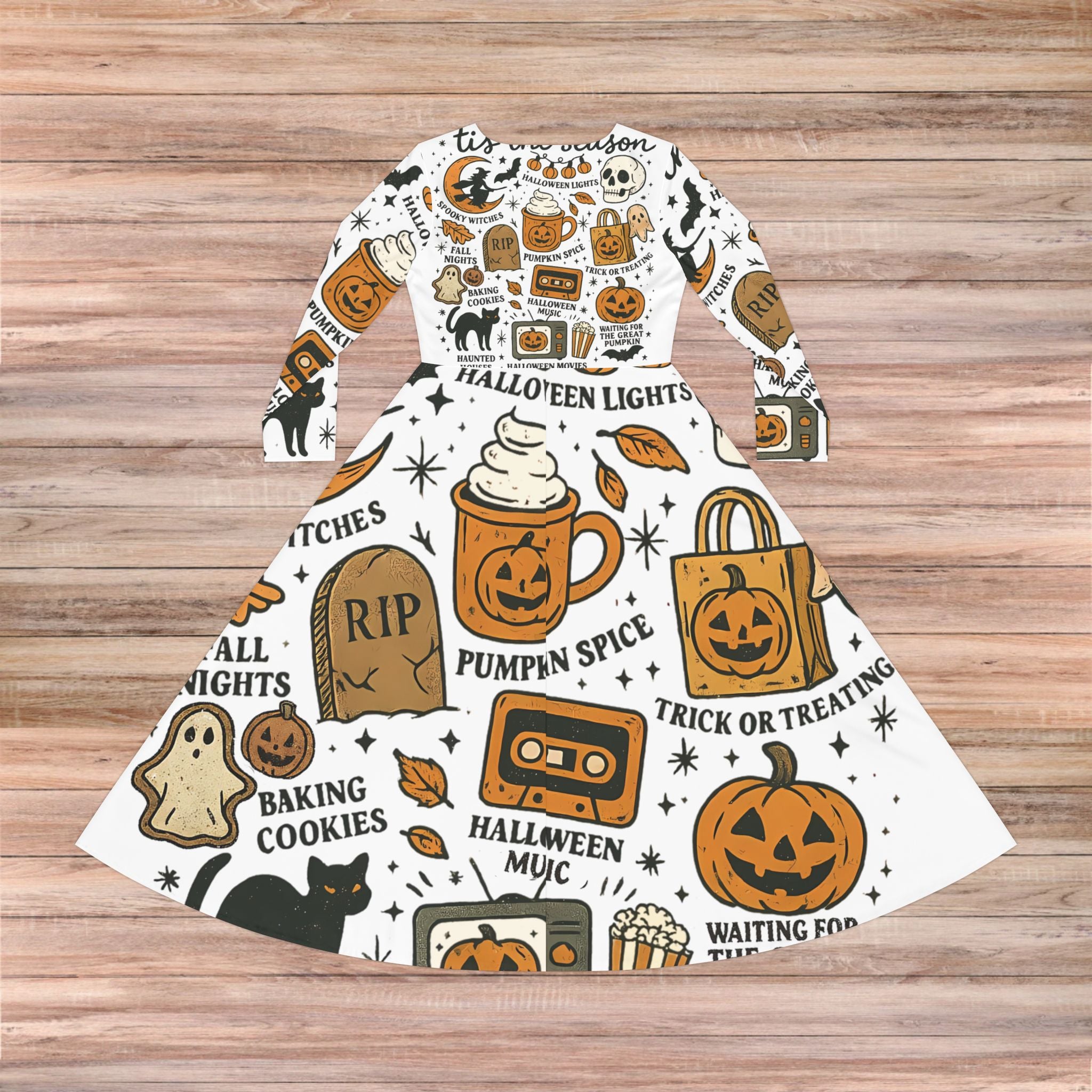Halloween Pumpkin Spice Dress