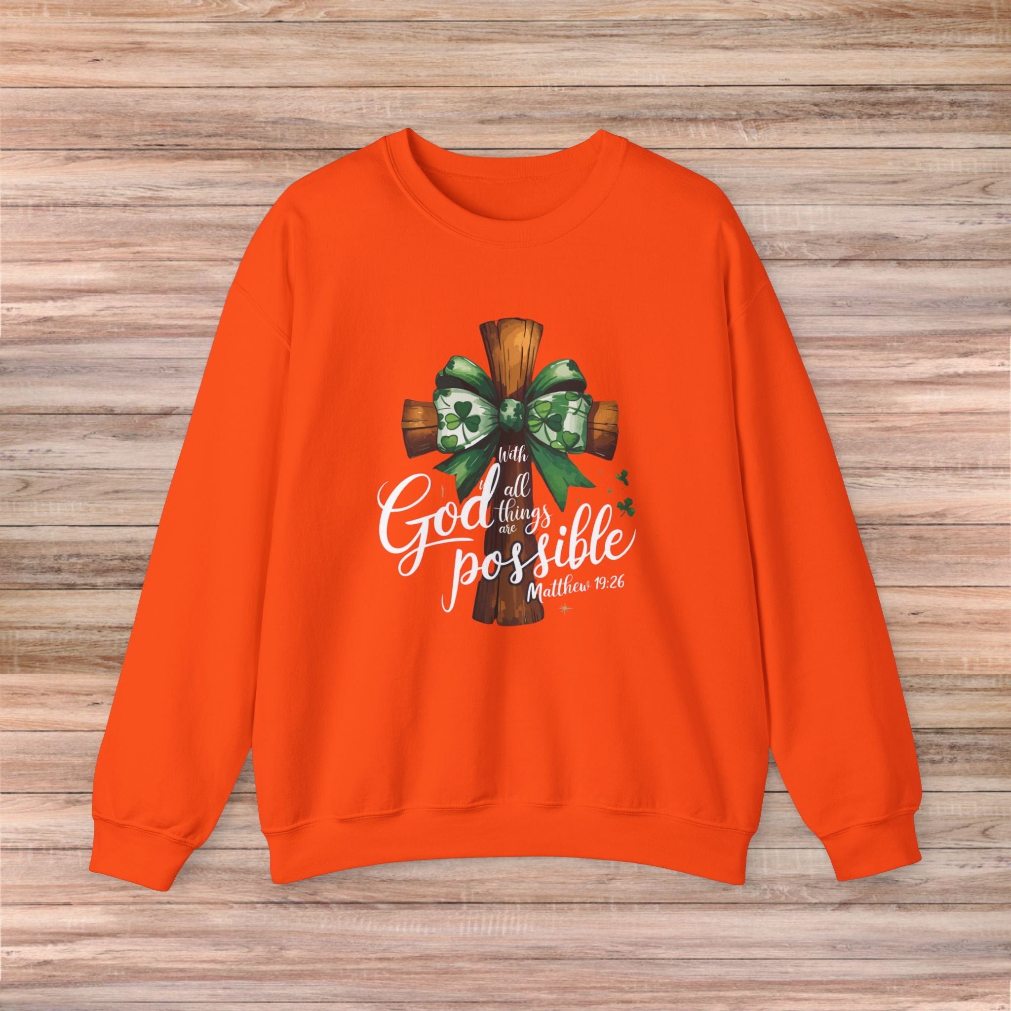 With God all things are Possible Sweater