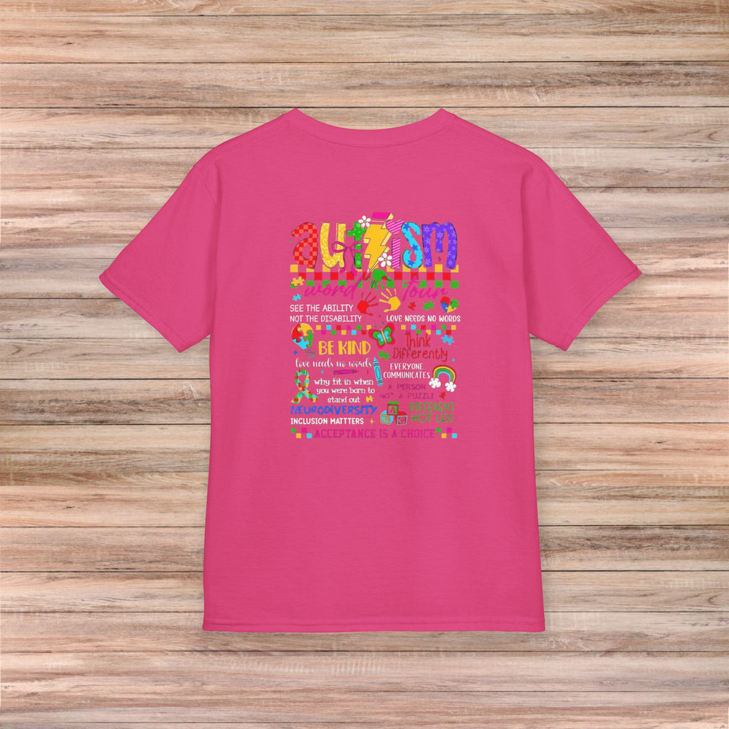 Autism Awareness Kids Be Kind & Embrace Youth Tshirt