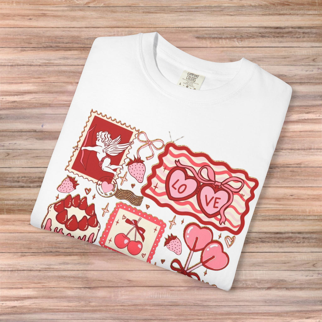 Valentines Vintage Card Post Tshirt