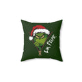 Ew People Grinch (Dark Green) Pillow