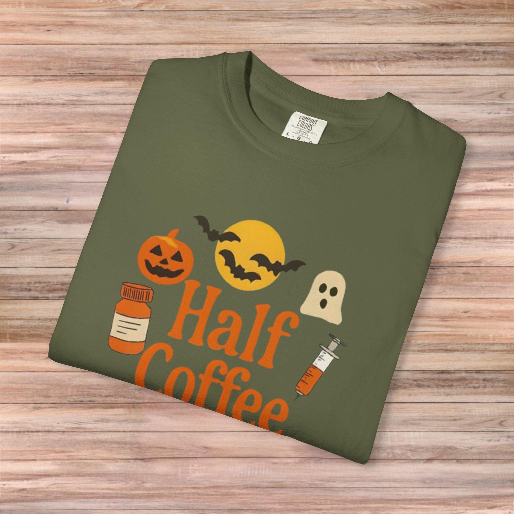 Half Coffee Half Nurse Tshirt