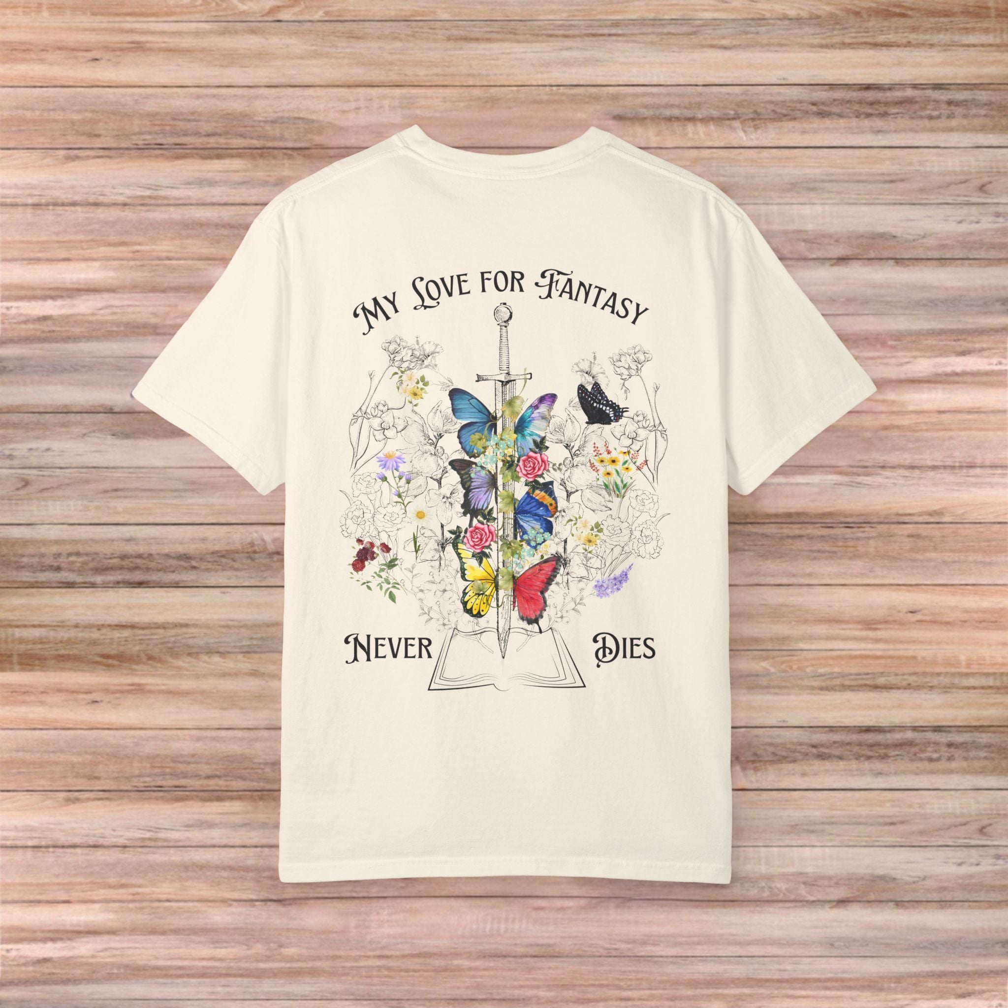 My Love For Fantasy Never Dies Tshirt (Dark Design)