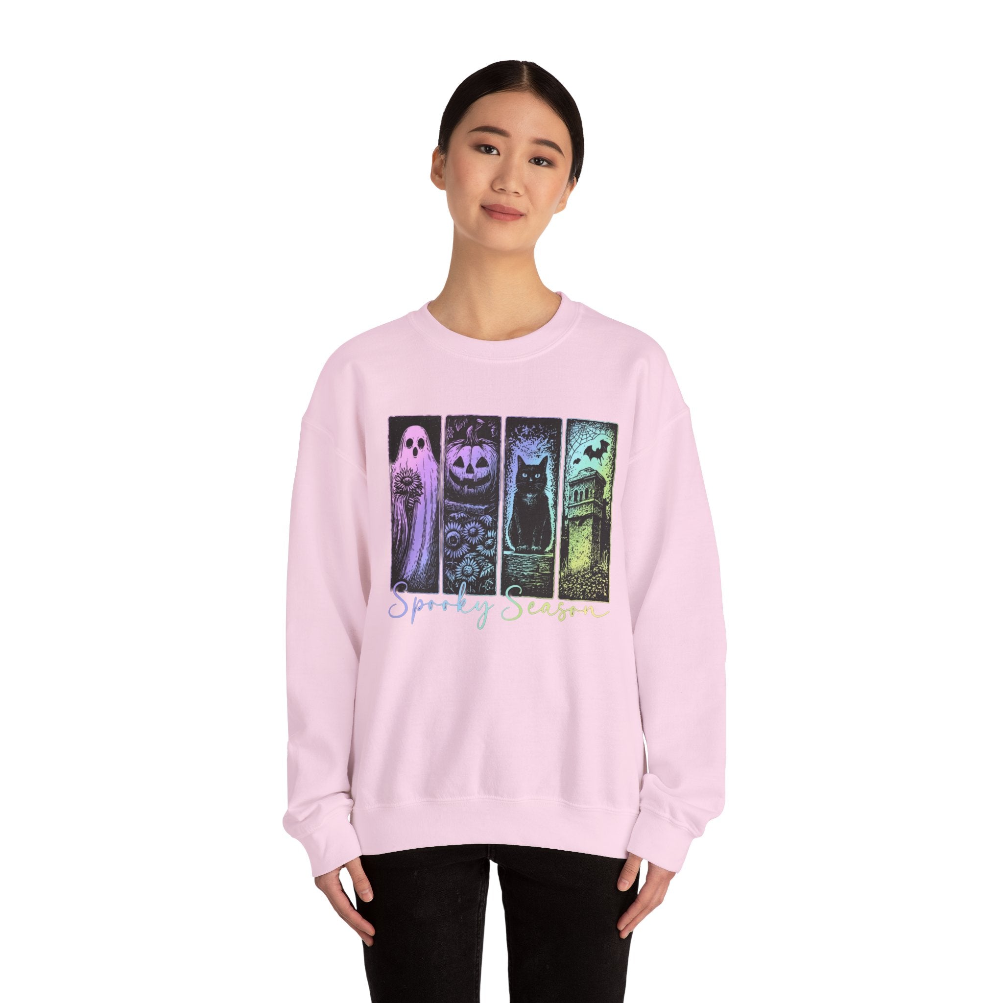 Spooky Metallic Season Sweater