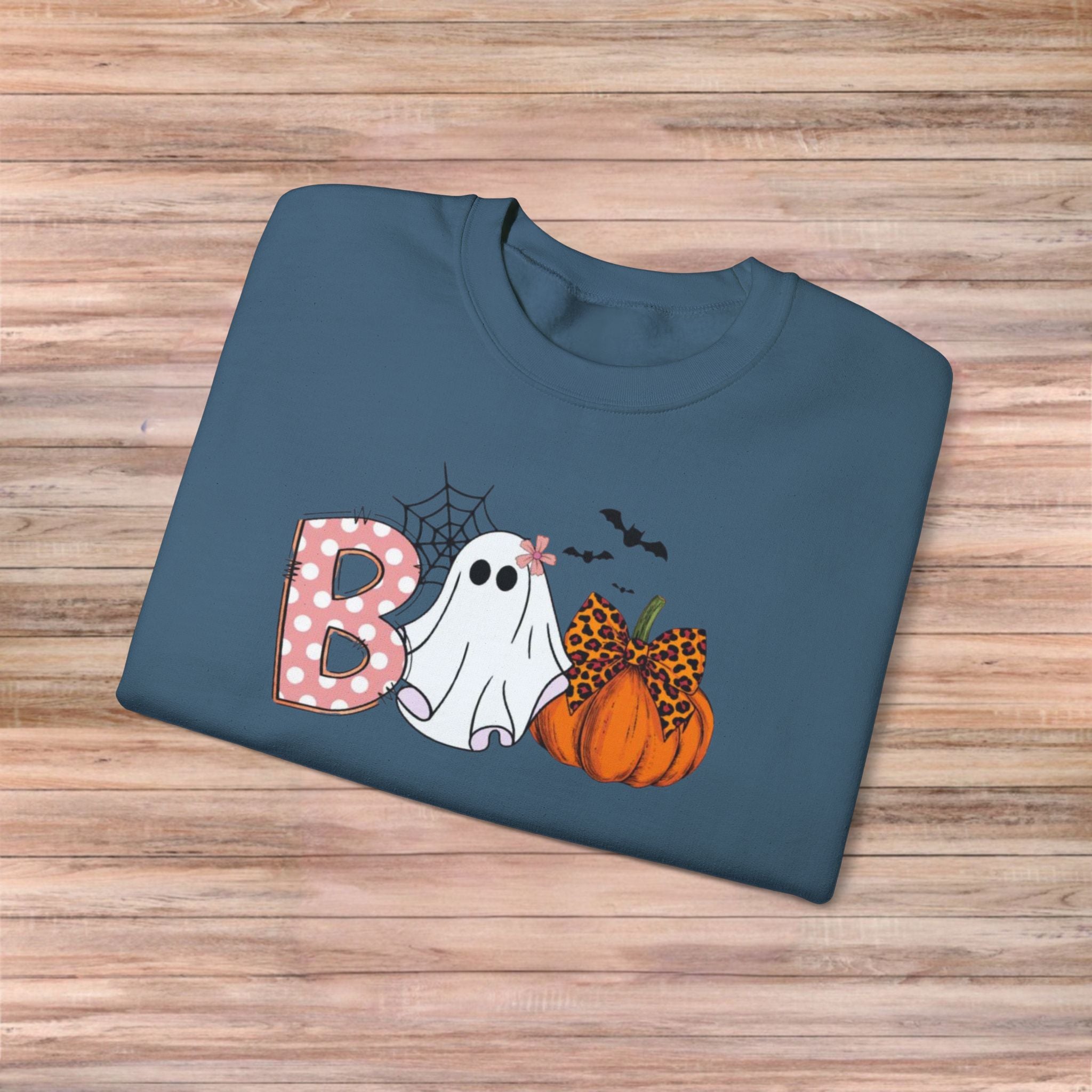 Boo Ghost Pumpkin Sweater
