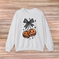 Bow Halloween Pumpkin Sweater