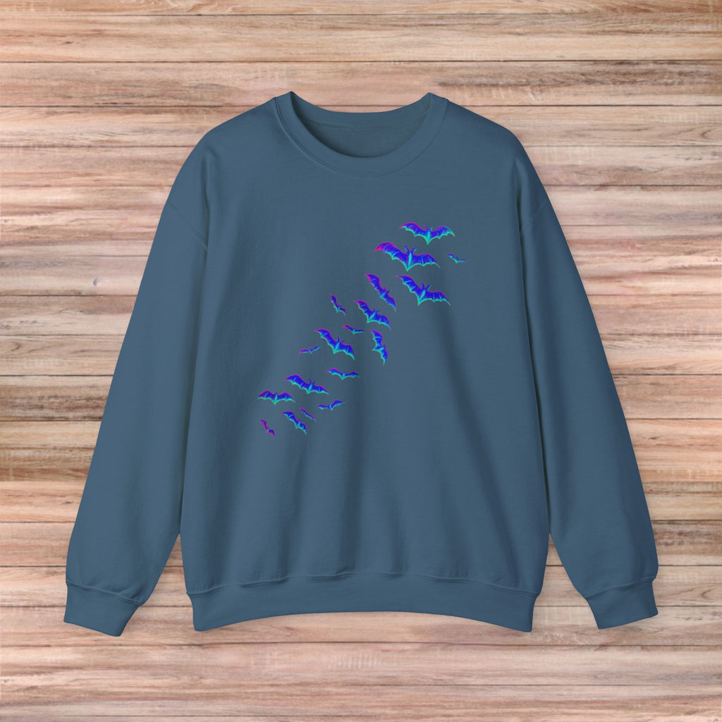 Neon Haunted House Sweater