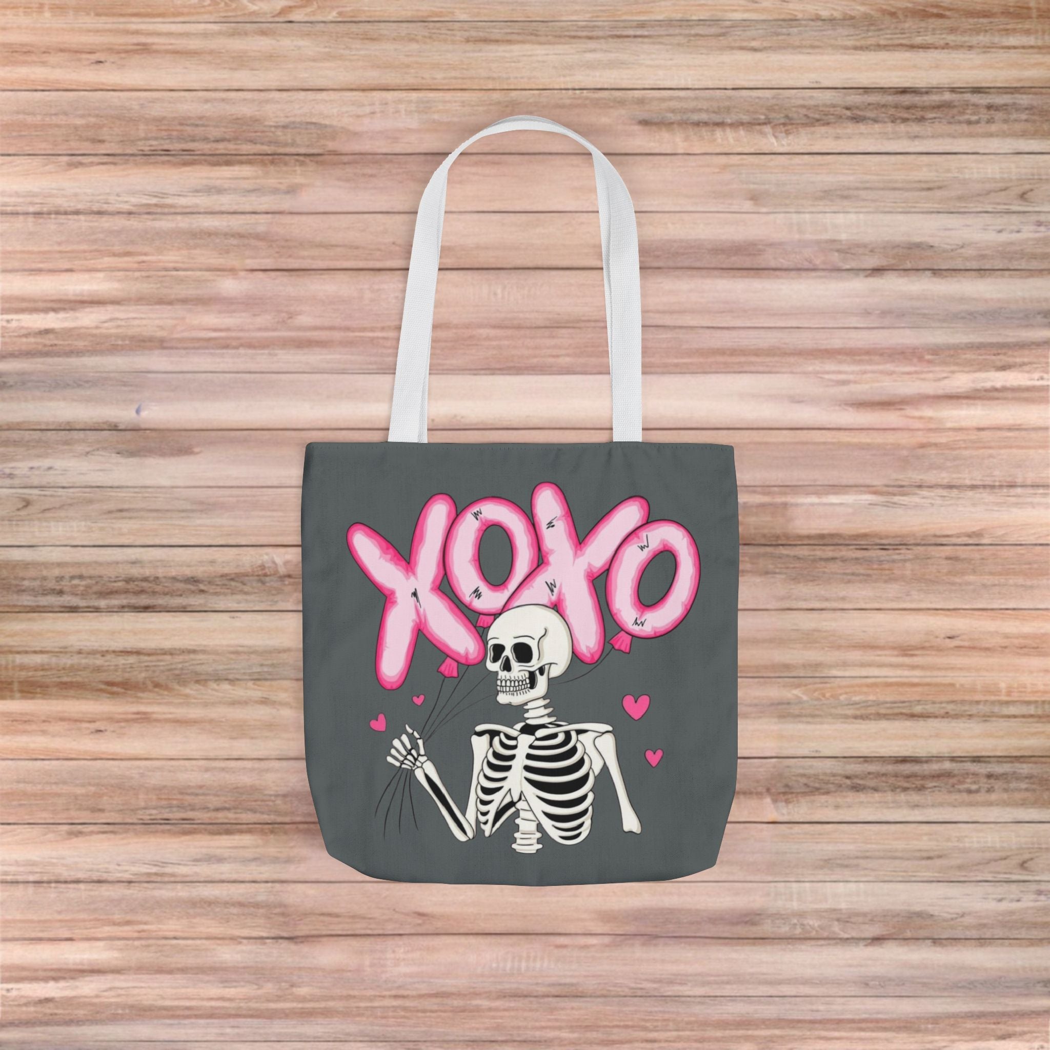 Skeleton XOXO Tote Bag