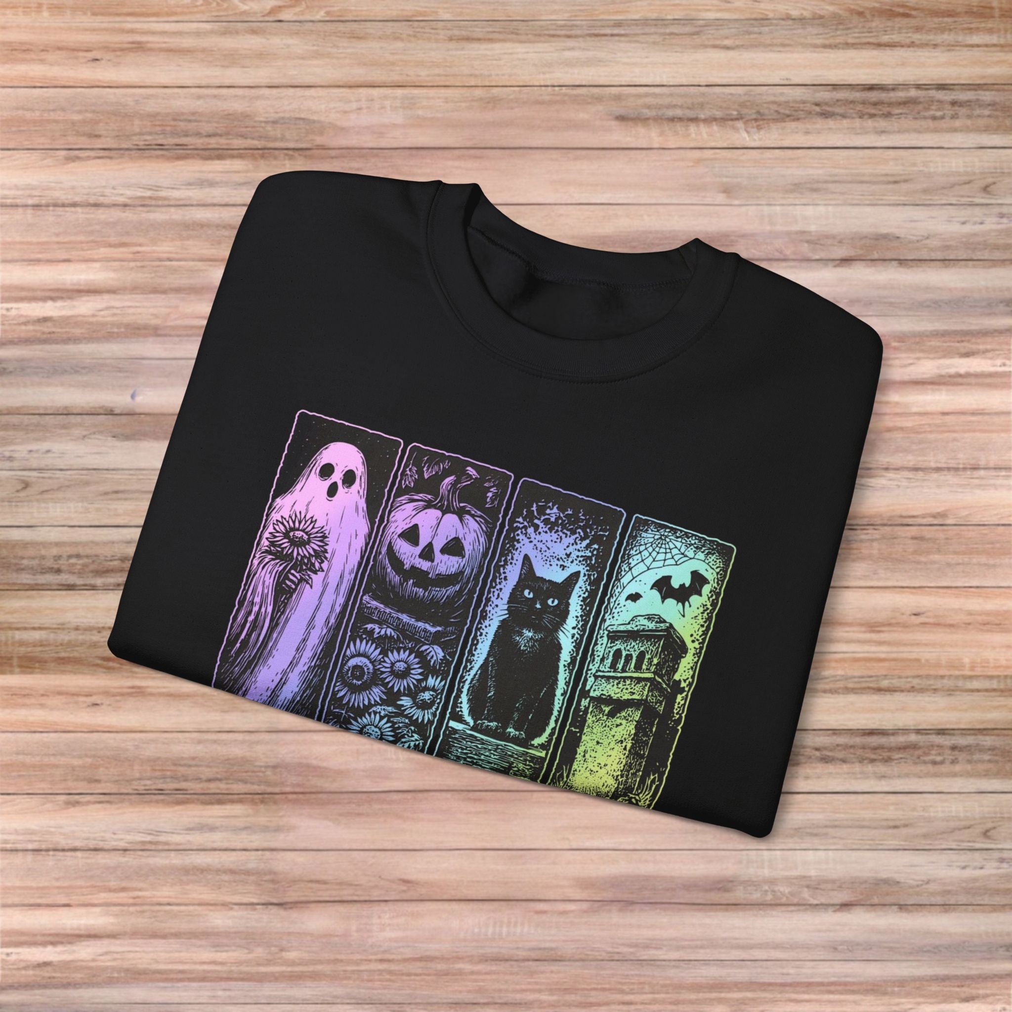 Spooky Metallic Season Sweater