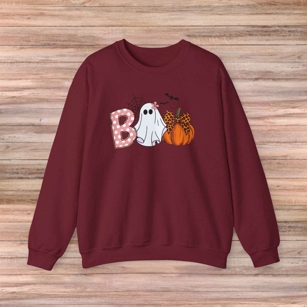 Boo Ghost Pumpkin Sweater