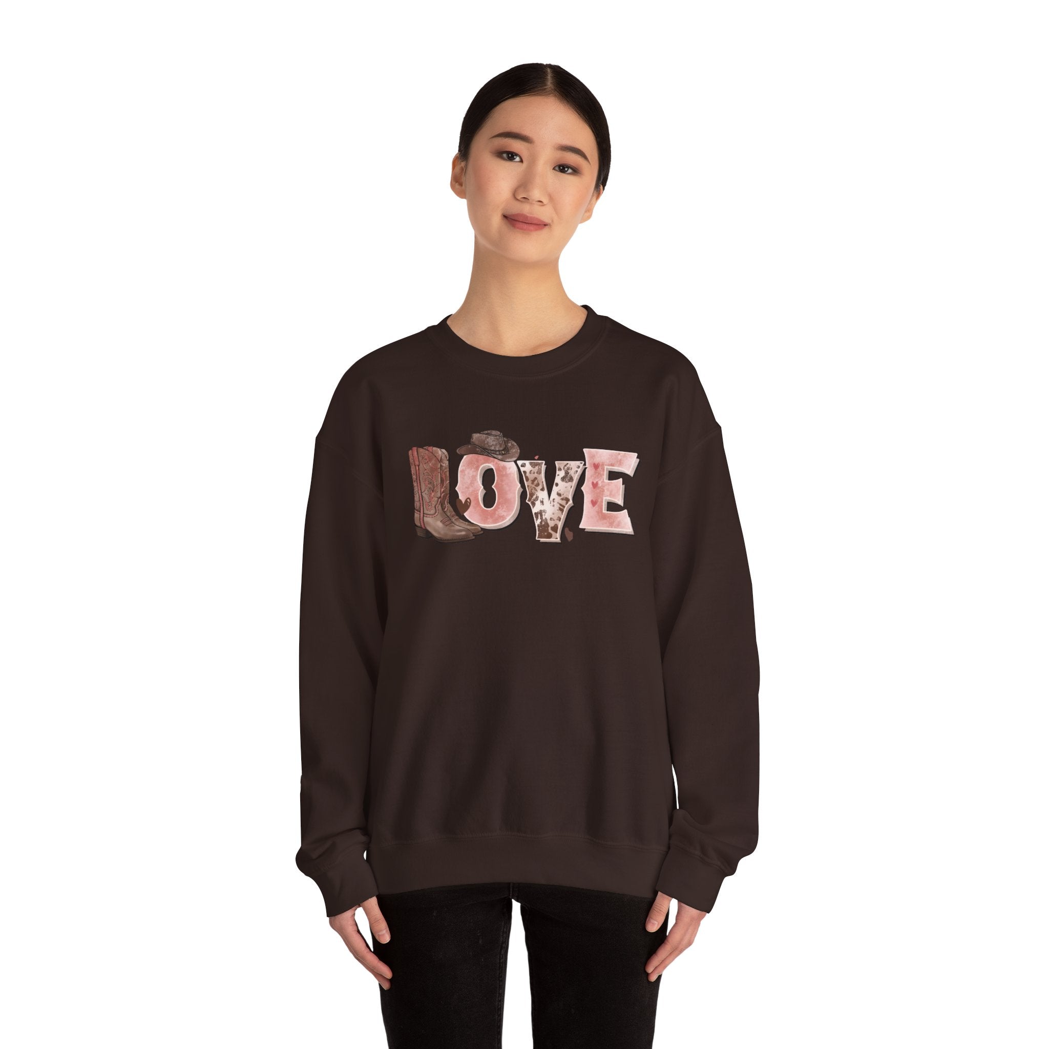 LOVE Cowboy boots Sweater