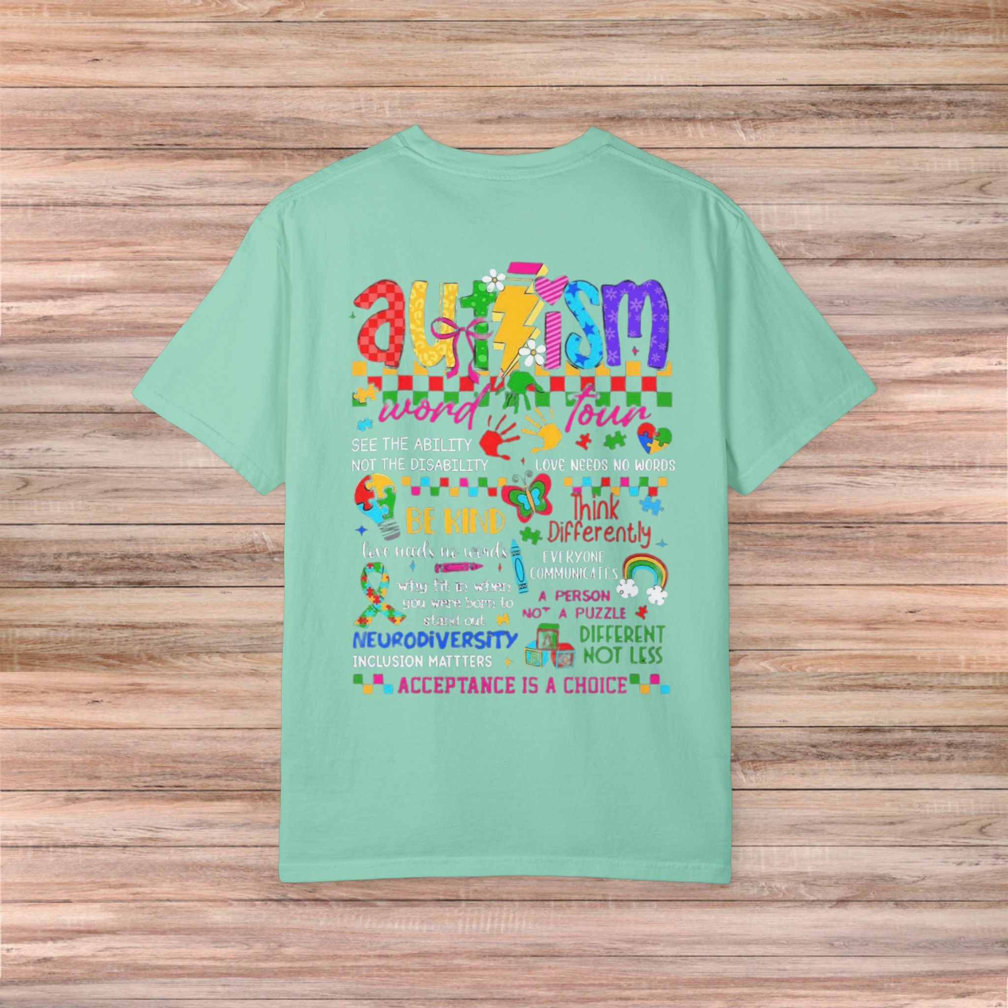 Autism Awareness Kids Be Kind & Embrace Tshirt