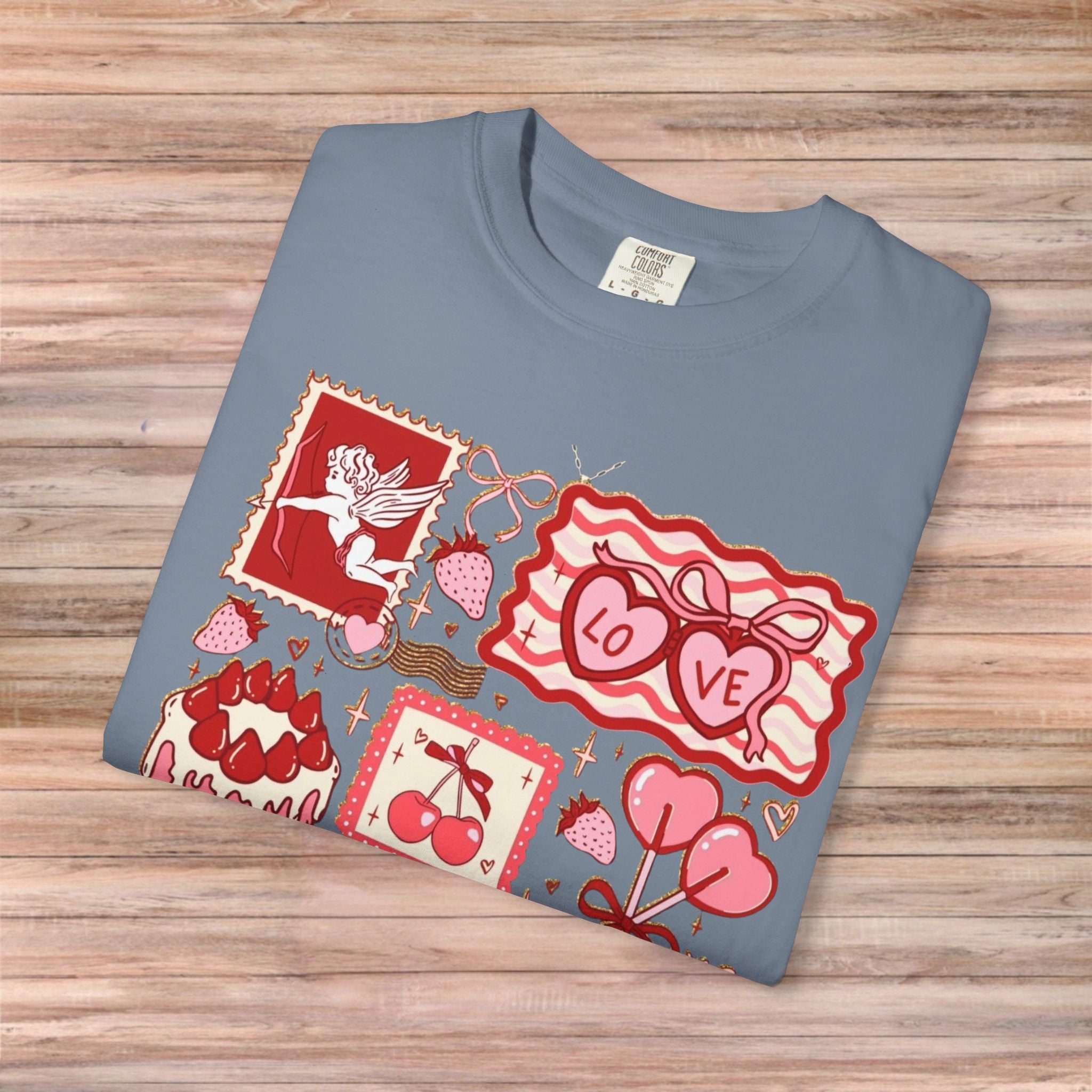 Valentines Vintage Card Post Tshirt