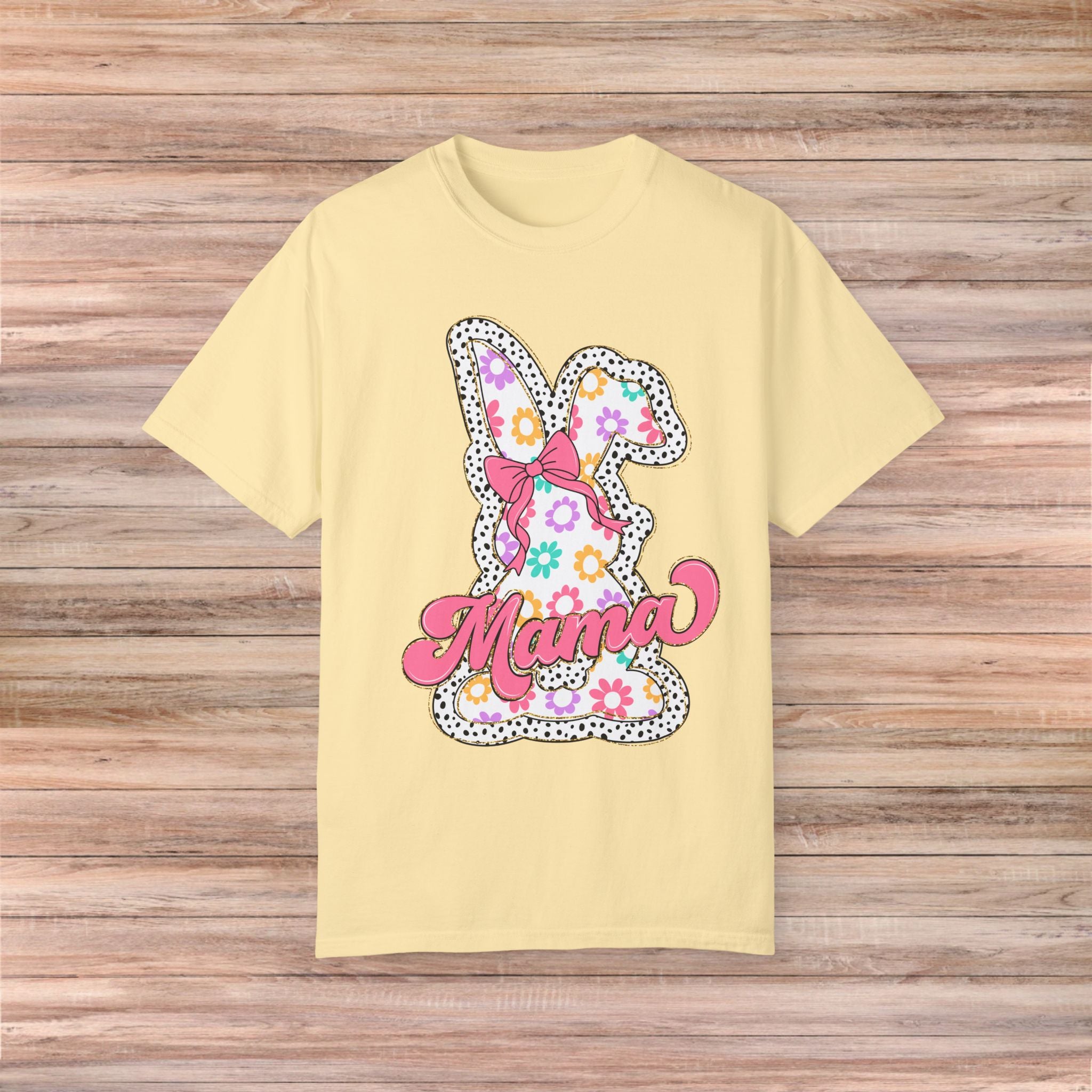 Floral Bunny Mama Tshirt