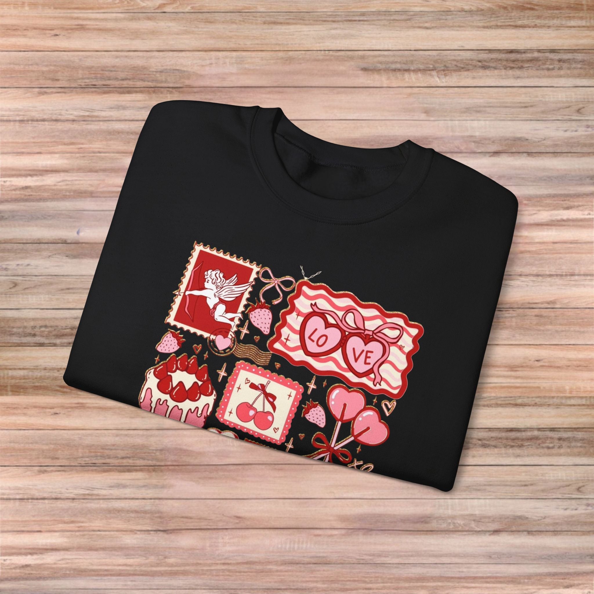 Valentines Vintage Cards Sweater