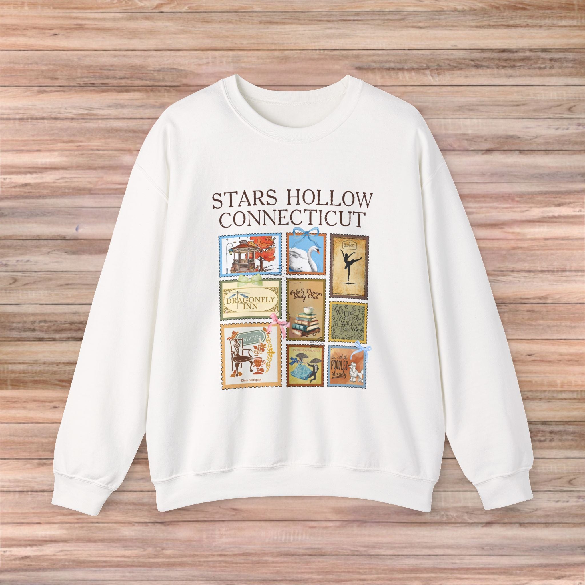 Stars Hollow Connecticut Post Stamp Sweater