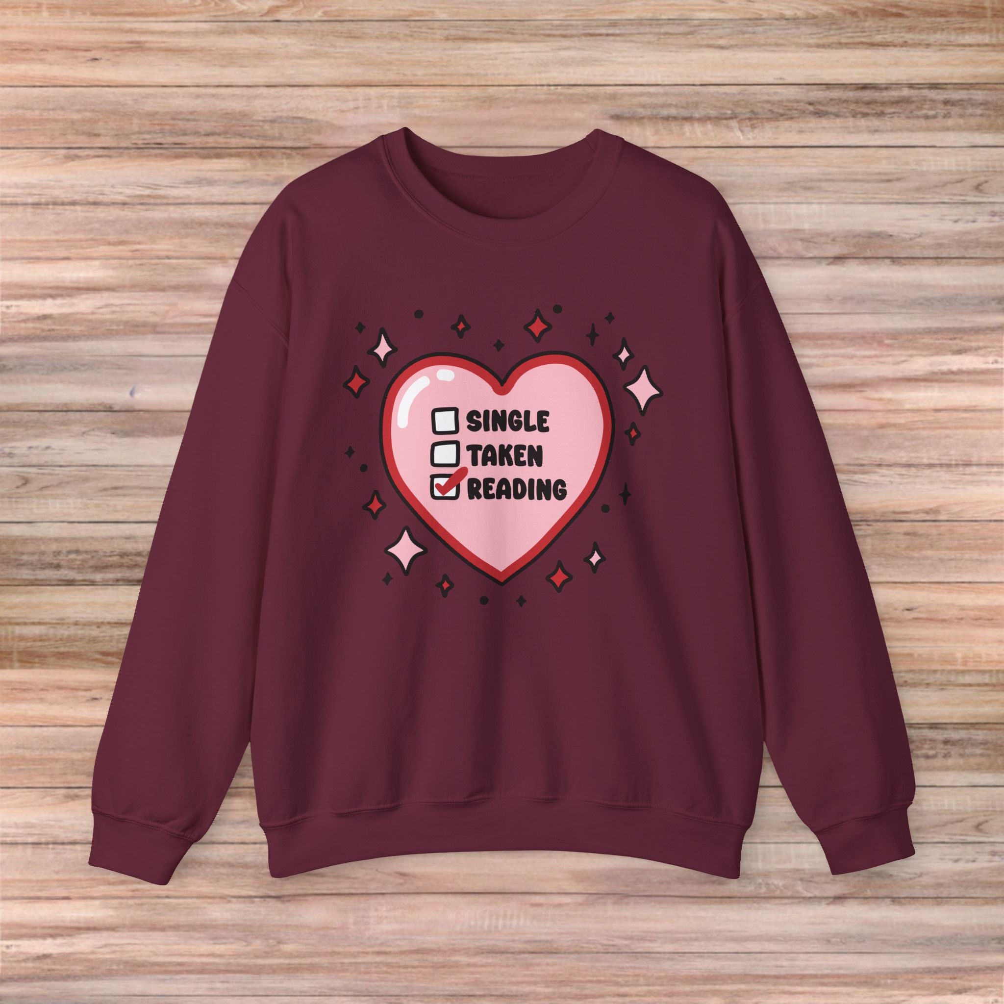 Reading Heart Sweater