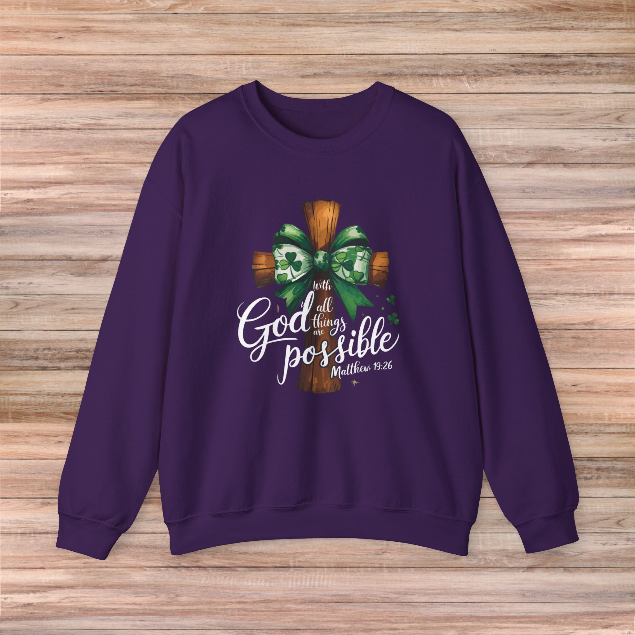 With God all things are Possible Sweater