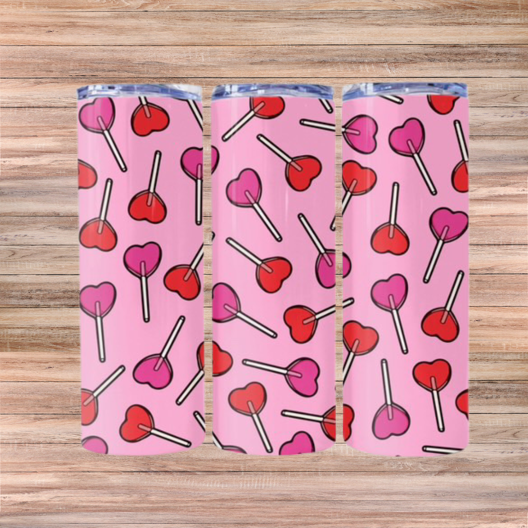 Heart Lollipop Tumbler