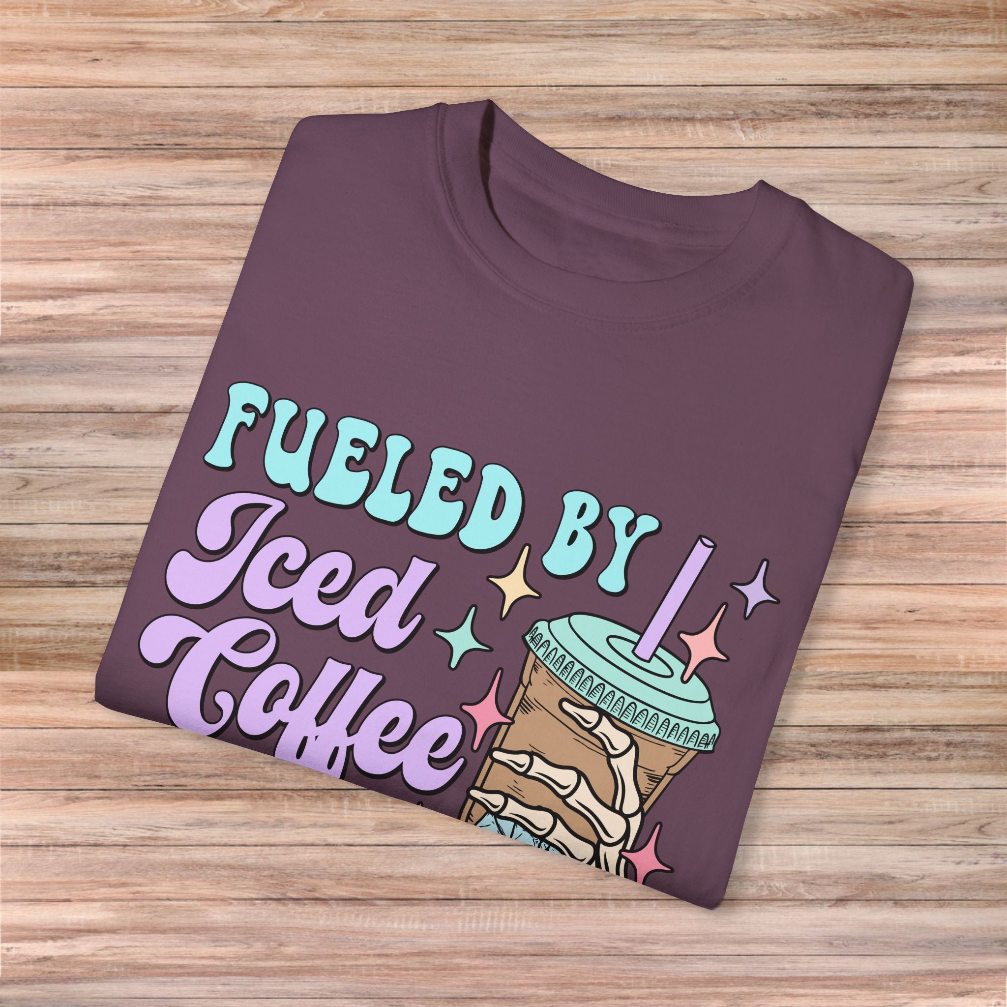 Fueled by Iced Coffee and Anxiety Tshirt