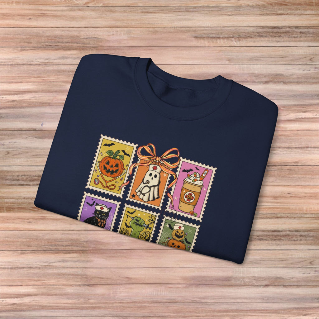 Halloween Nurse Post Office Sweater