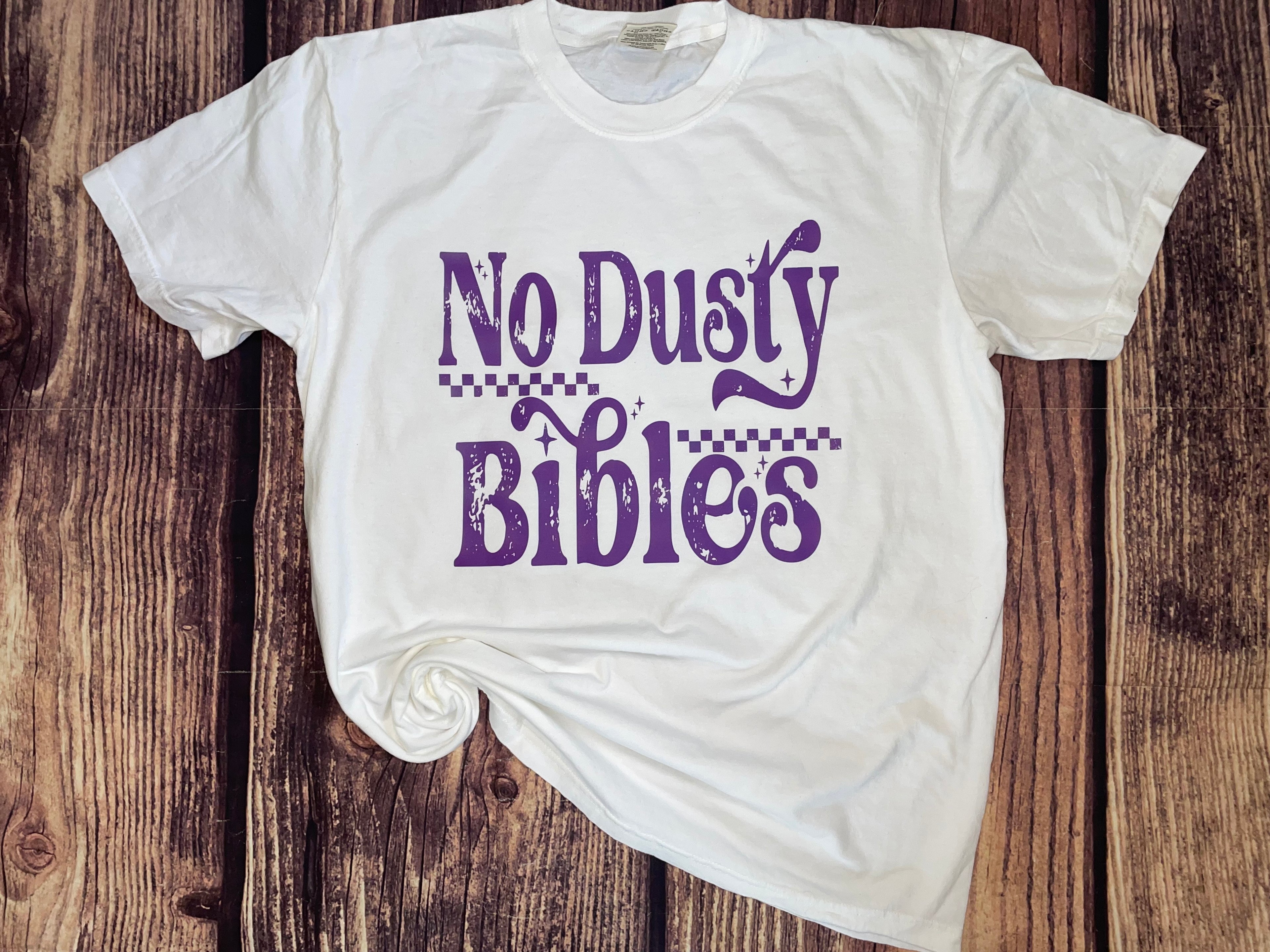 NO DUSTY BIBLES