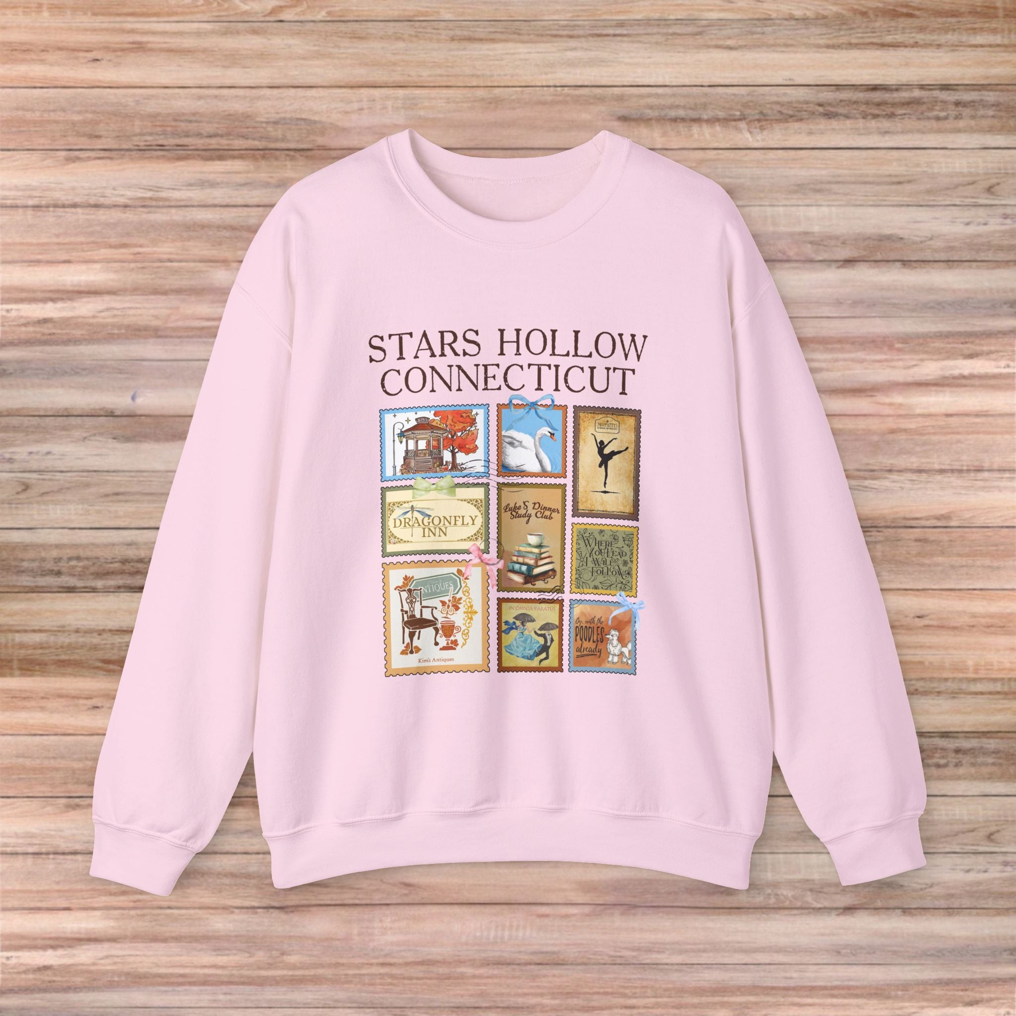 Stars Hollow Connecticut Post Stamp Sweater