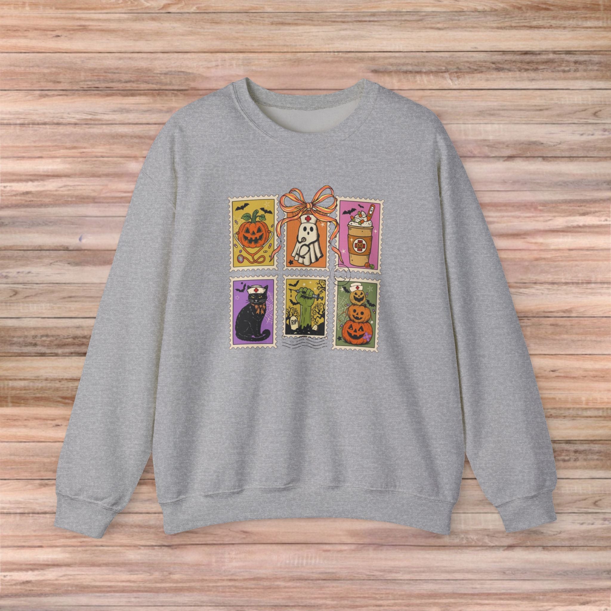 Halloween Nurse Post Office Sweater