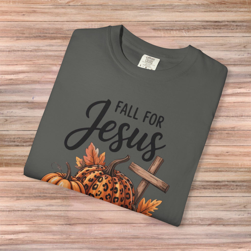 Fall For Jesus He Never Leaves Tshirt
