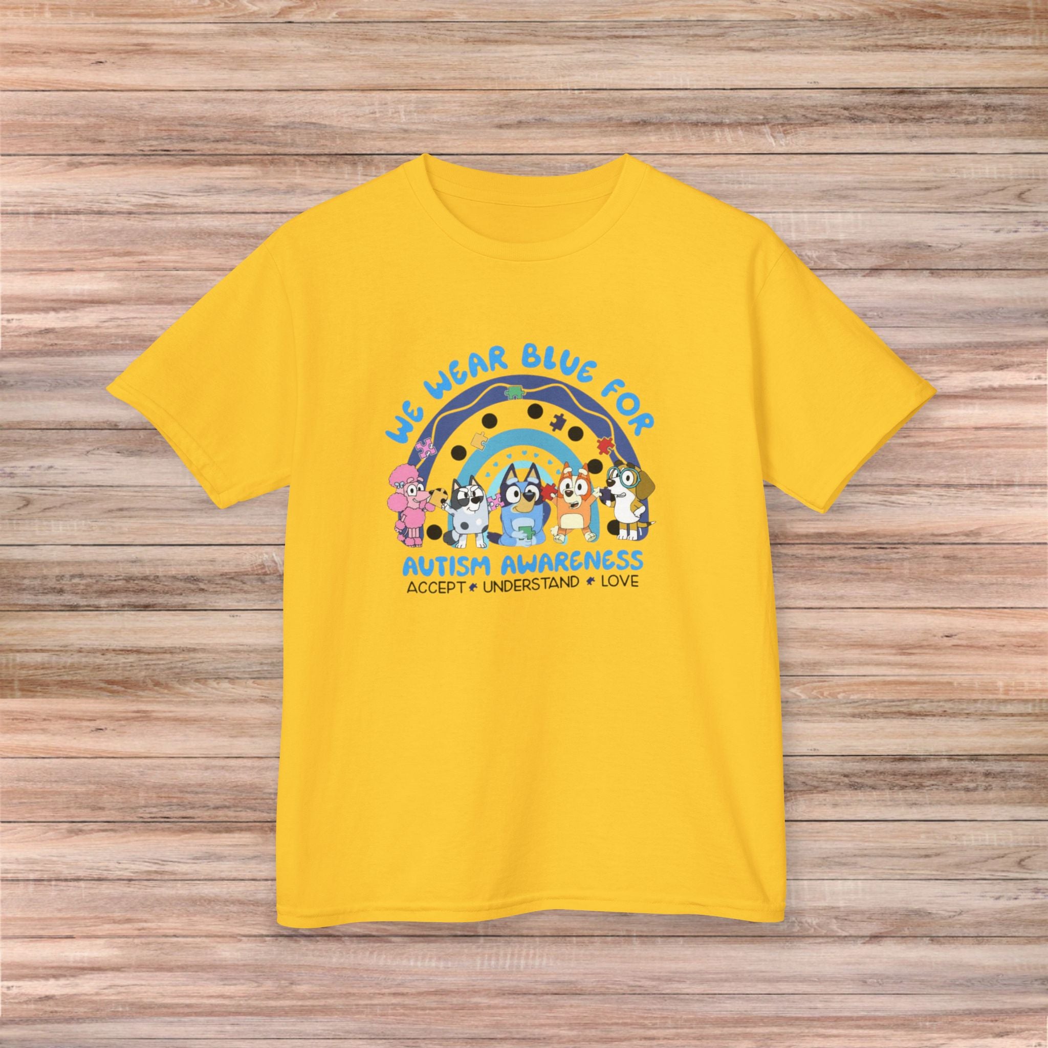 We Wear Blue for Acceptance & Love Youth Tshirt