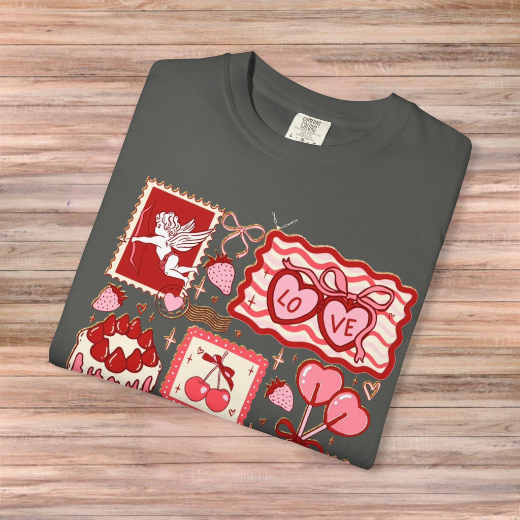 Valentines Vintage Card Post Tshirt