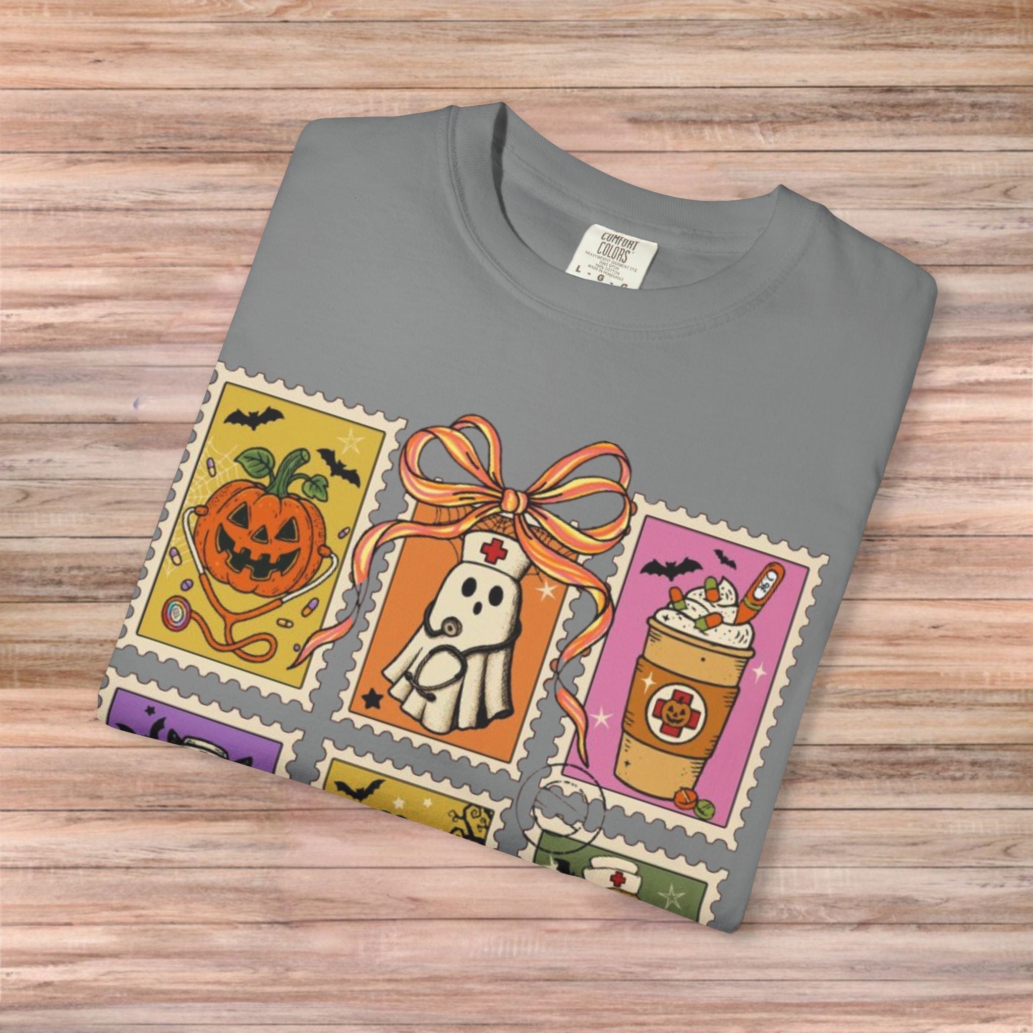 Halloween Nurse Post Office Tshirt