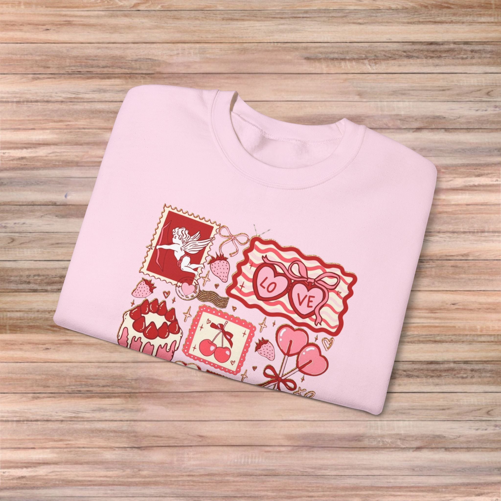 Valentines Vintage Cards Sweater