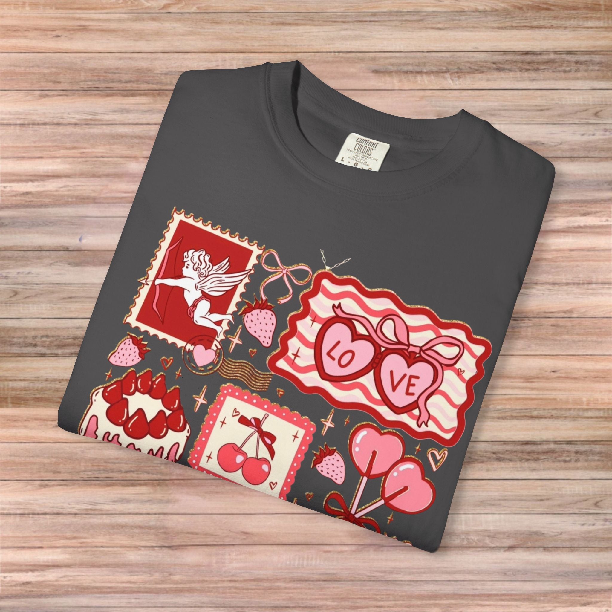 Valentines Vintage Card Post Tshirt
