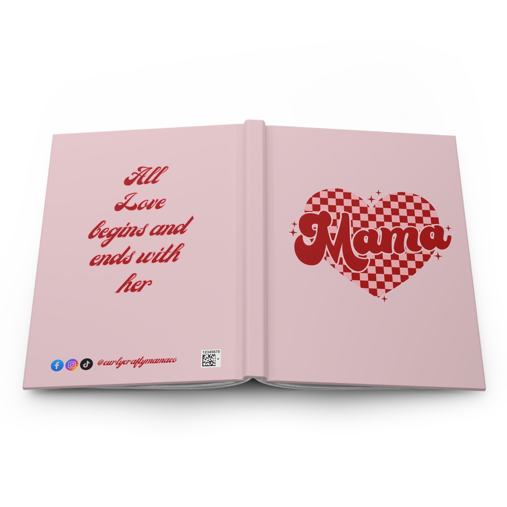Mama Heart Hardcover Journal