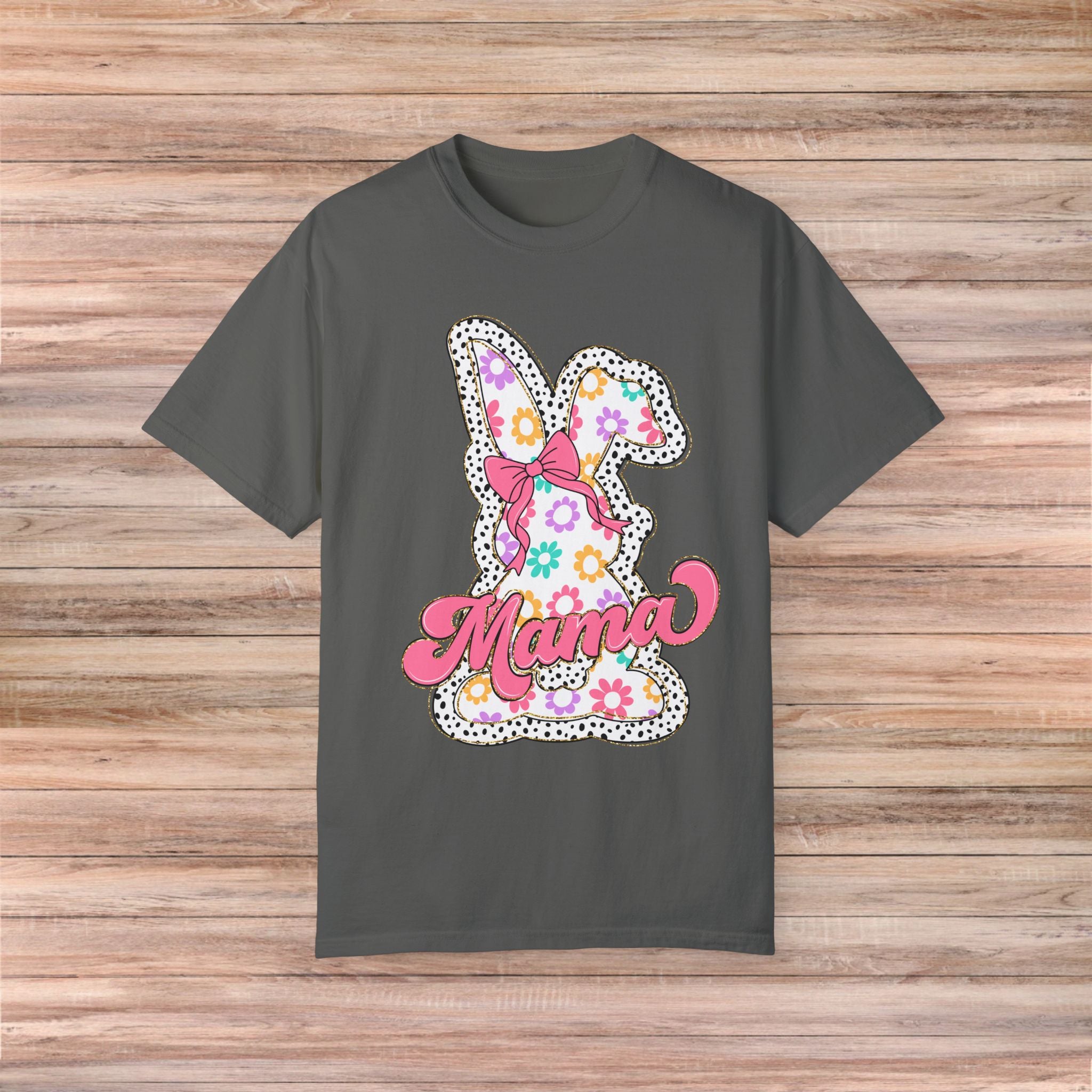 Floral Bunny Mama Tshirt