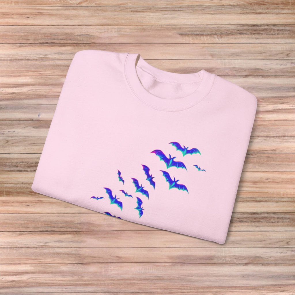 Neon Haunted House Sweater