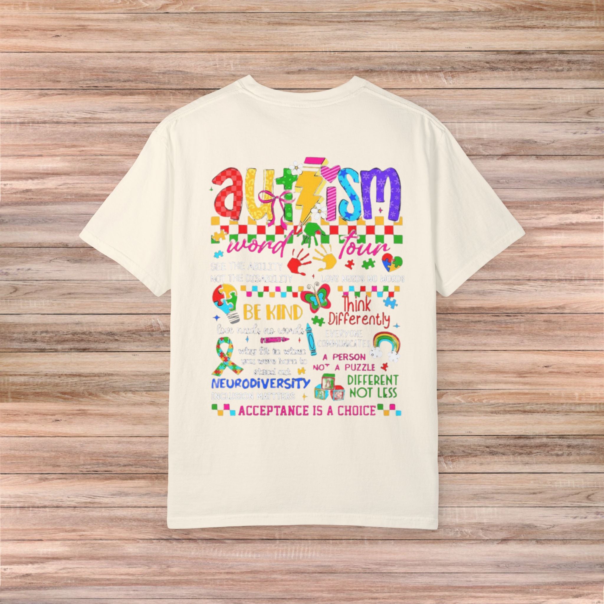 Autism Awareness Kids Be Kind & Embrace Tshirt