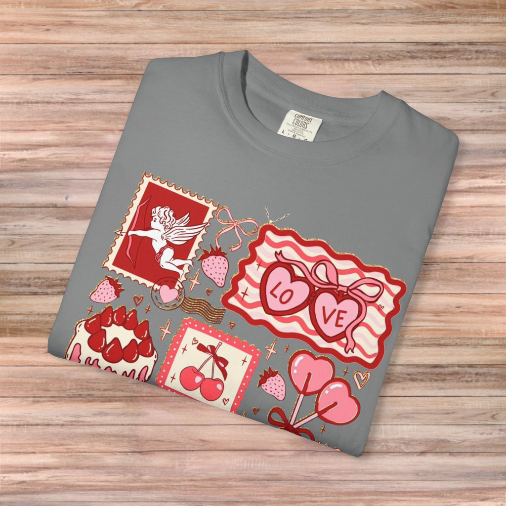 Valentines Vintage Card Post Tshirt
