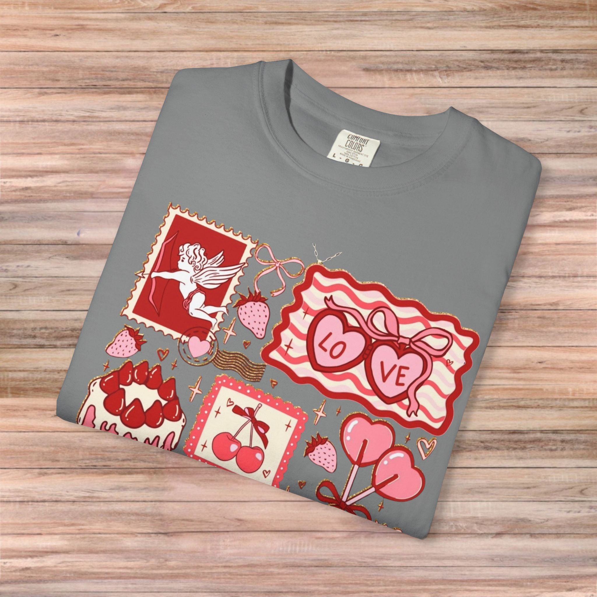 Valentines Vintage Card Post Tshirt
