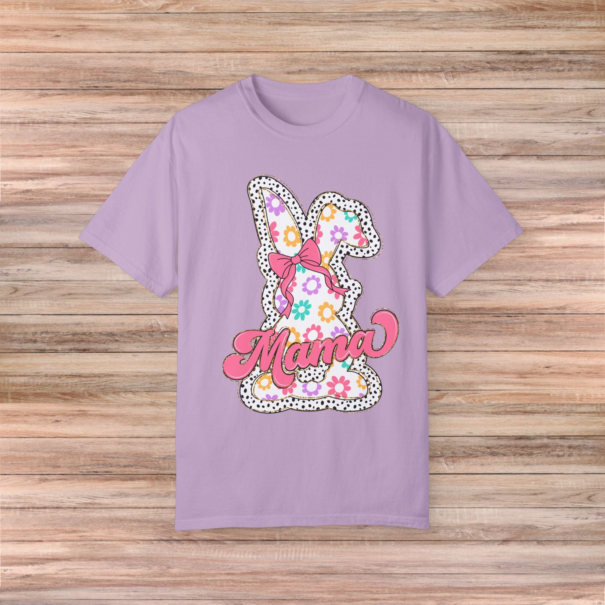 Floral Bunny Mama Tshirt