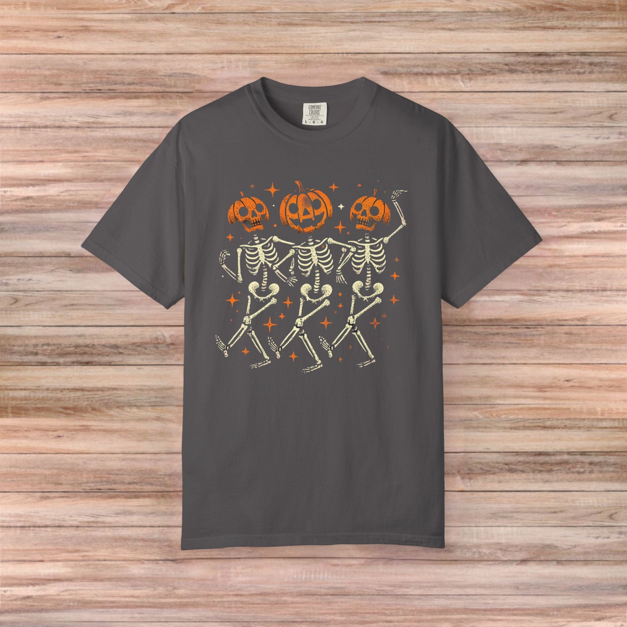 Pumpkin Skeleton Friends Tshirt