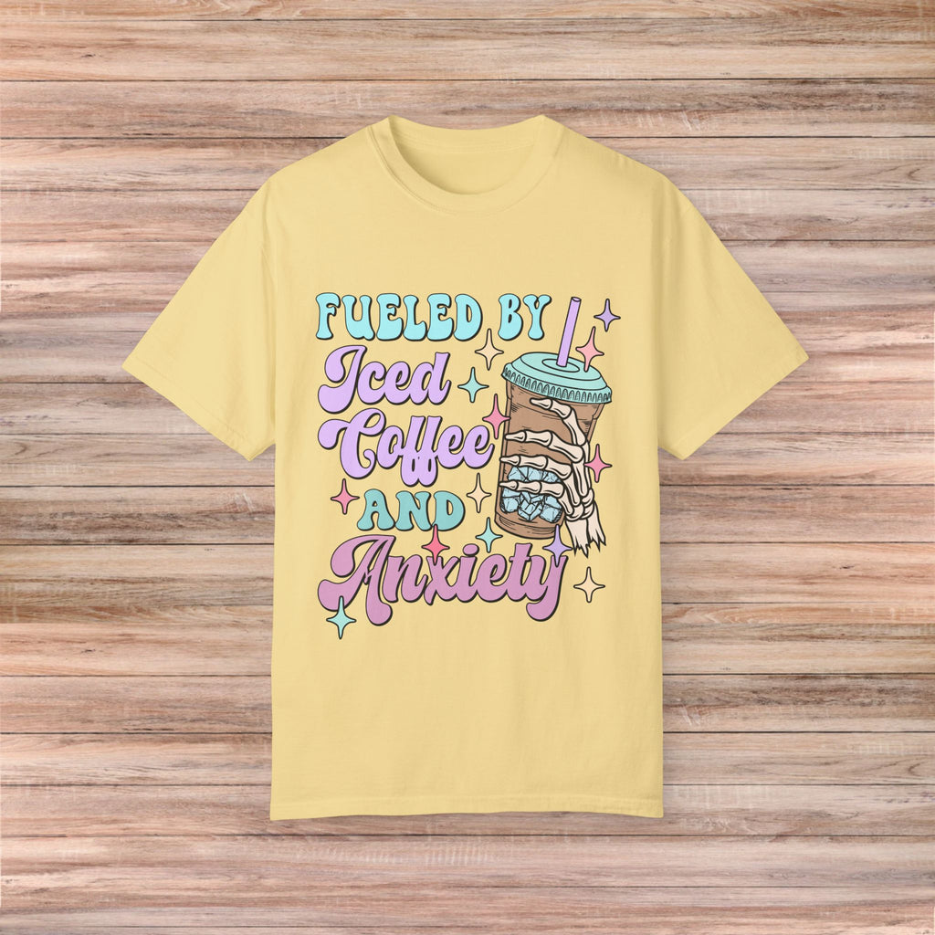 Fueled by Iced Coffee and Anxiety Tshirt