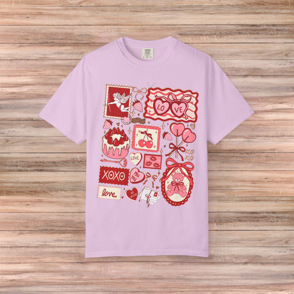Valentines Vintage Card Post Tshirt