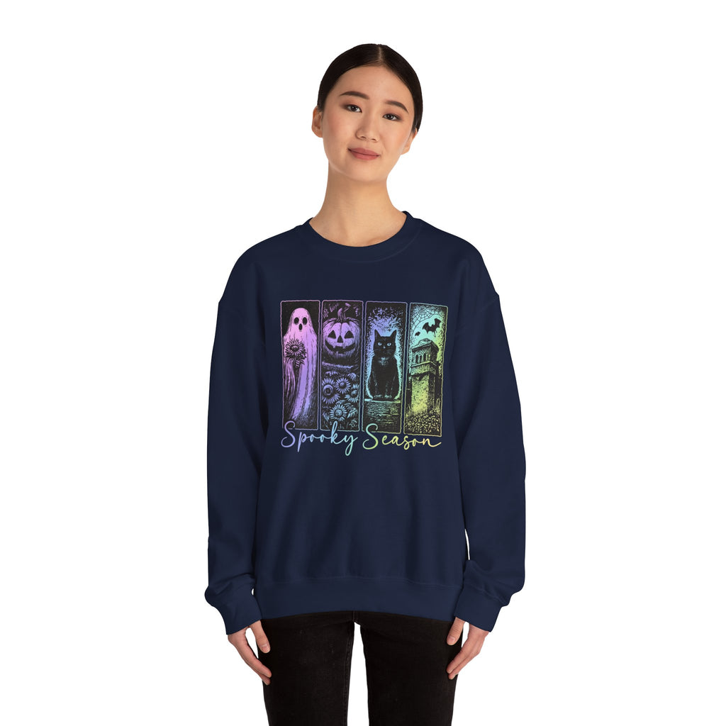 Spooky Metallic Season Sweater