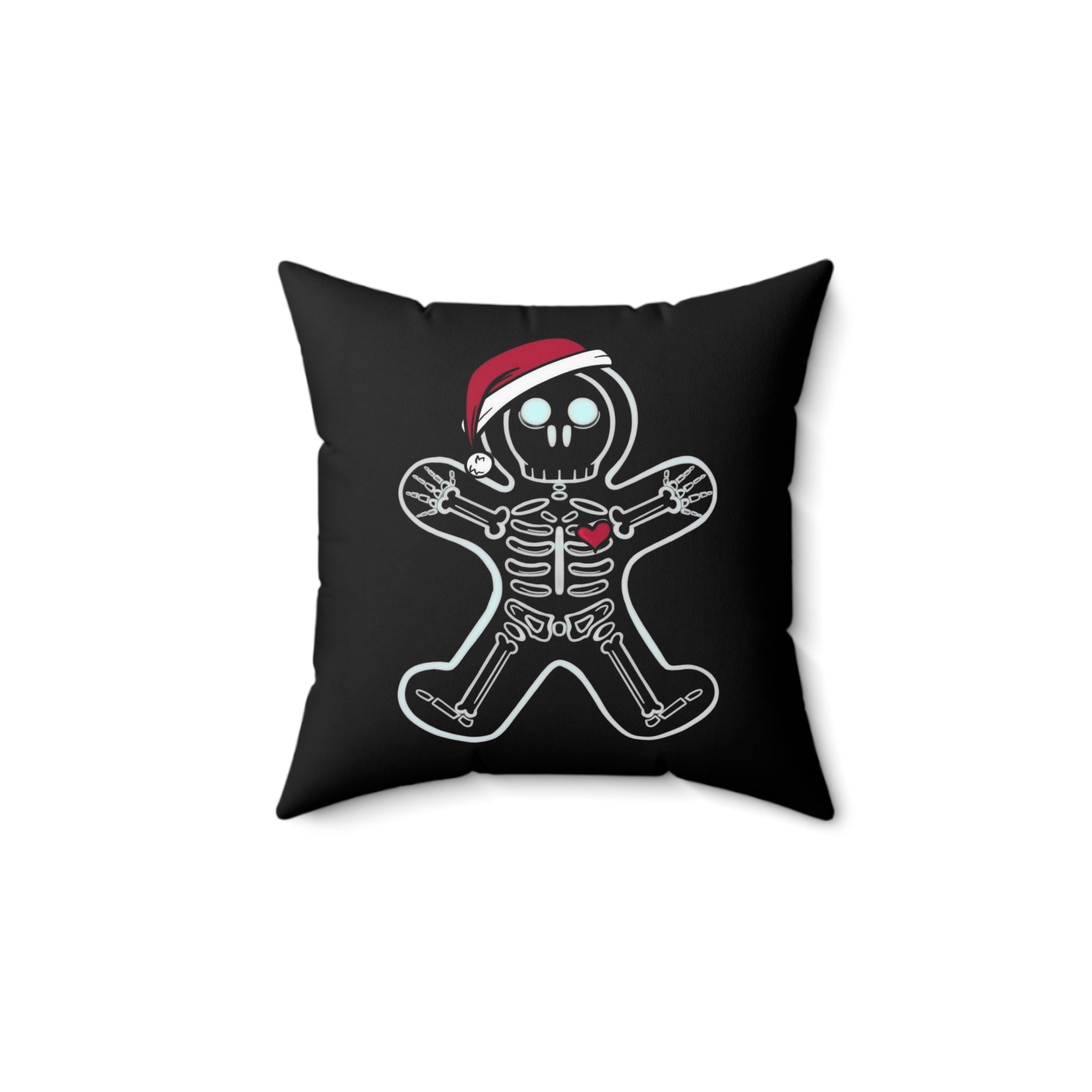 X-Ray Gingerbread Man Pillow