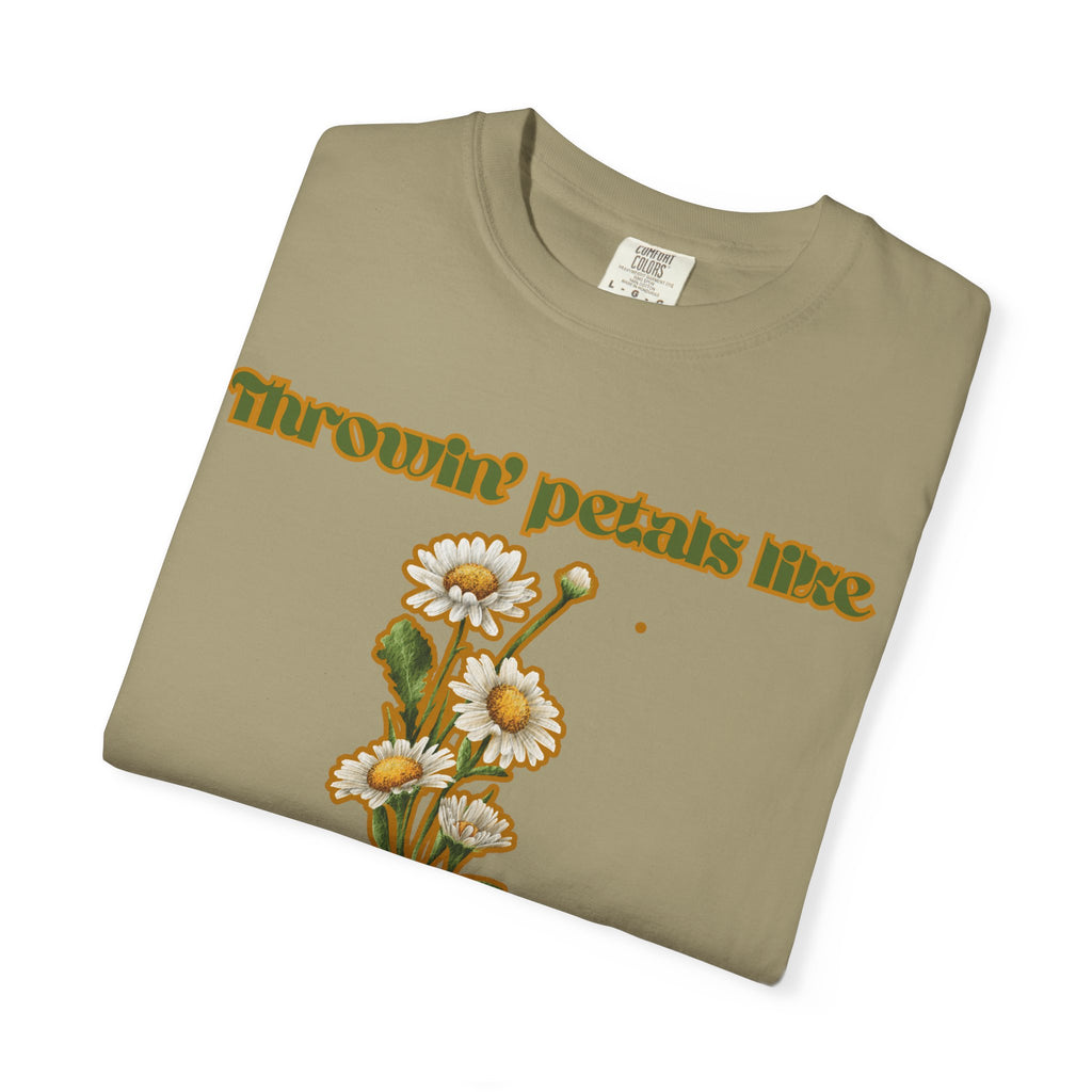 throwin petals t shirt