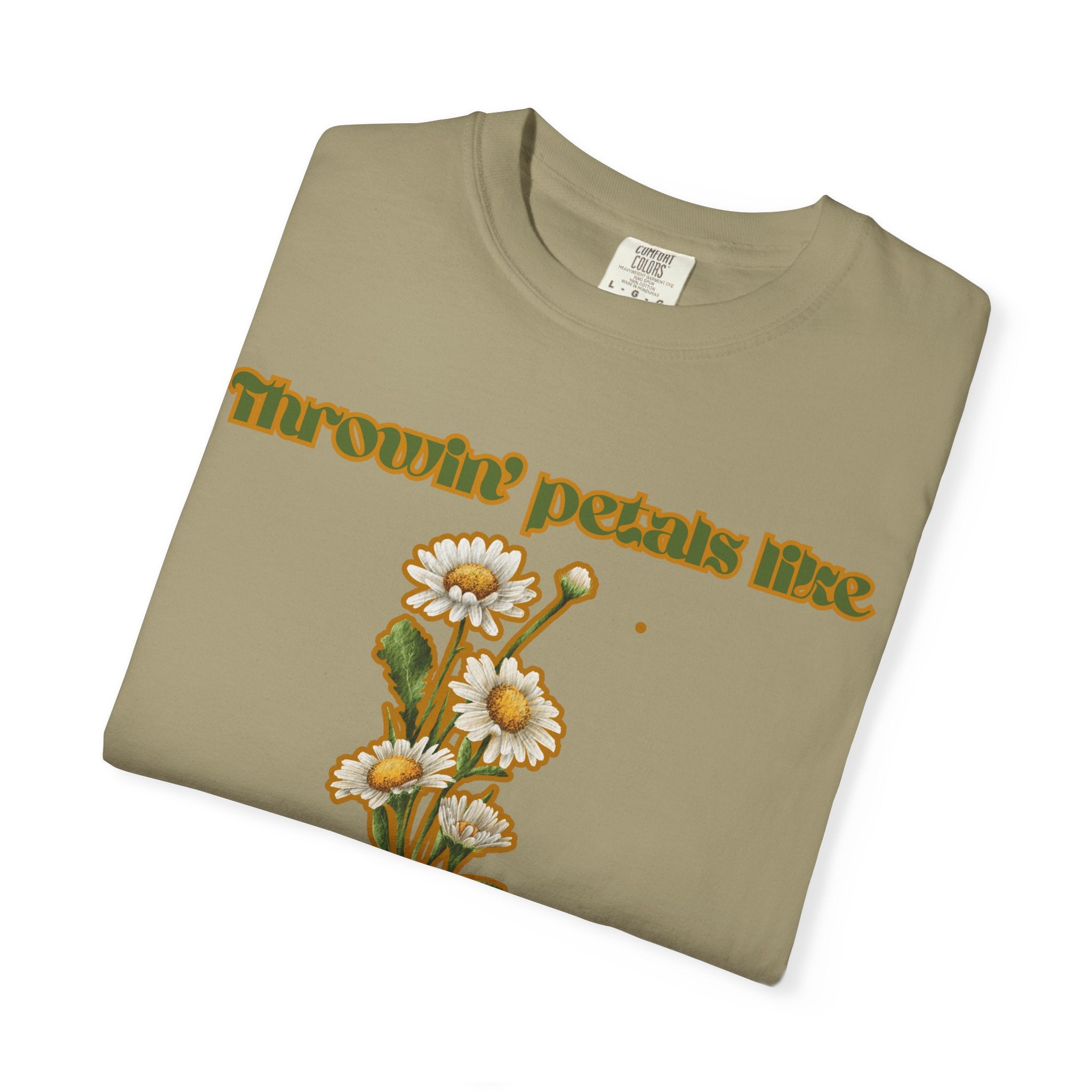 throwin petals t shirt