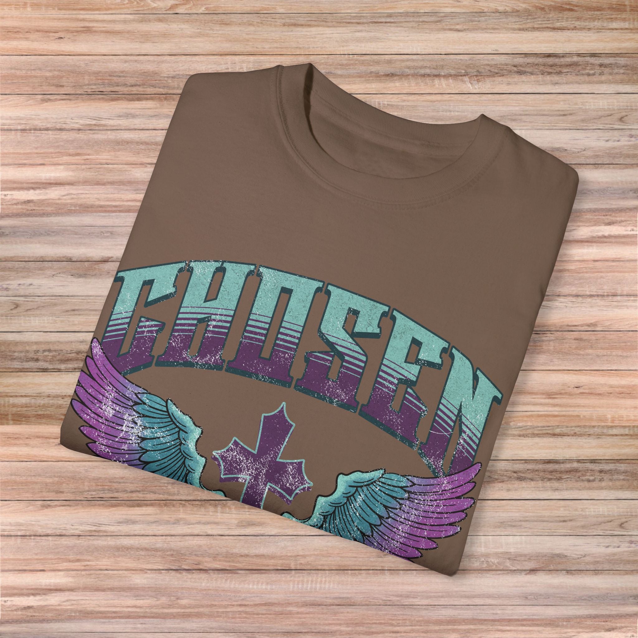 Chosen' with Wings & Cross Tshirt